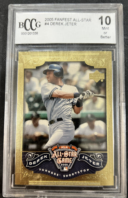 Derek Jeter 2005 Upper Deck UD Fanfest All-Star Game BCCG 10 Mint #4 Yankees