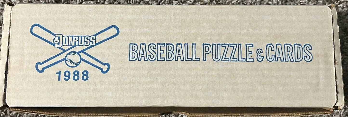 1988 DONRUSS MLB Baseball Complete 660 Card SEALED In Box with Puzzle Cards