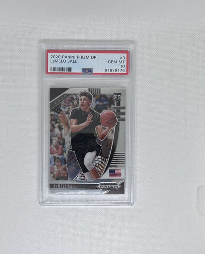 2020 panini prizm draft picks basketball lamelo Ball PSA 10