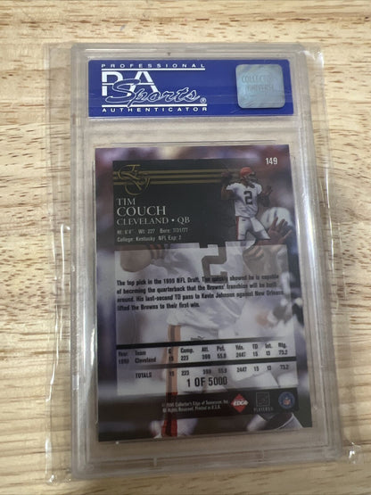 Tim Couch 2000 - Collector's Edge Graded Uncirculated - 1/5000 PSA 10 Gem Mint