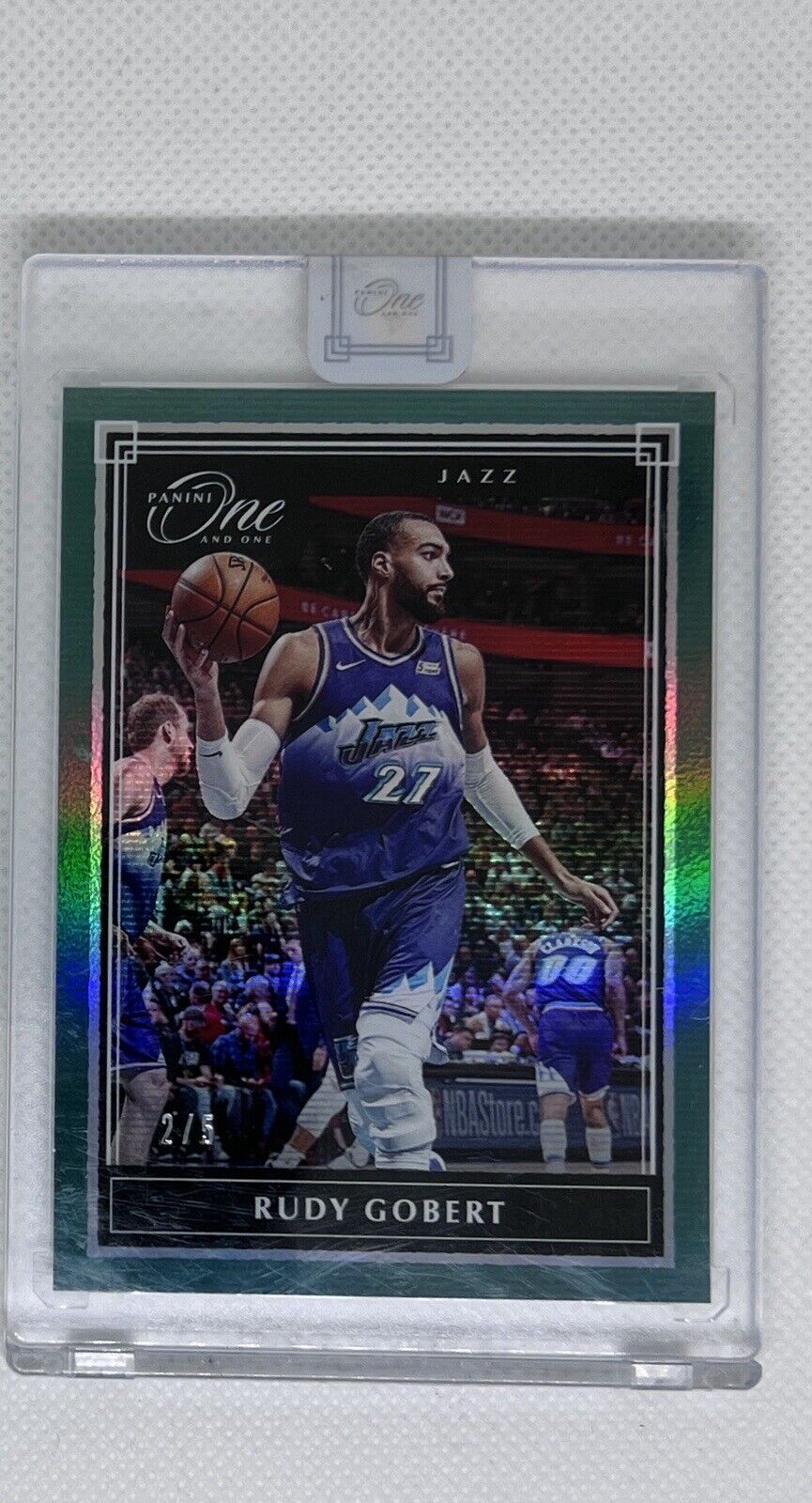 2019-2020 Panini One And One Basketball Rudy gobert 2/5